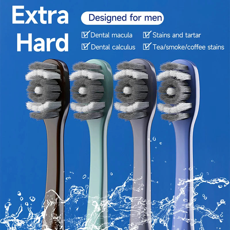 Men'Sadultuniversalharbristledtoothbrushfordeepcleaning360°Bristlesindependentpackagingwhiteningandcleaning Men'Sadultuniversalharbristledtoothbrushfordeepcleaning360°Bristlesindependentpackagingwhiteningandcleaning
